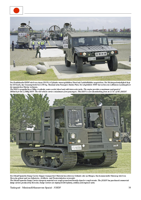 JGSDF Vehicles of the Modern Japanese Army TANKOGRAD Publishing